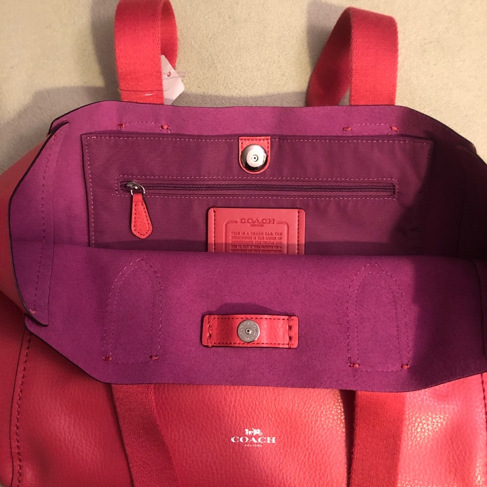 Authentic Coach Bag (Pink Derby Tote)